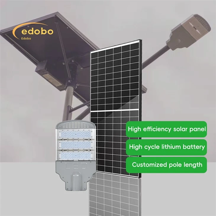 LED Saules lampa Solar Street Light Saules apgaismojums