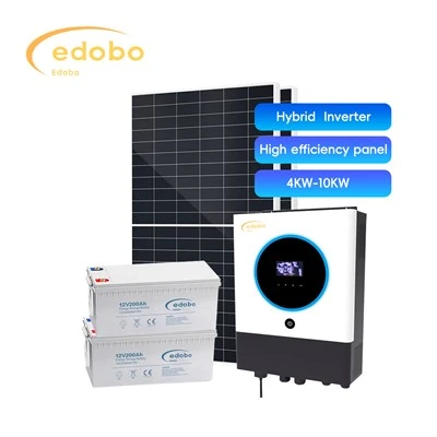 4kw 10kw hibrīda invertors ar saules bateriju uzlādi